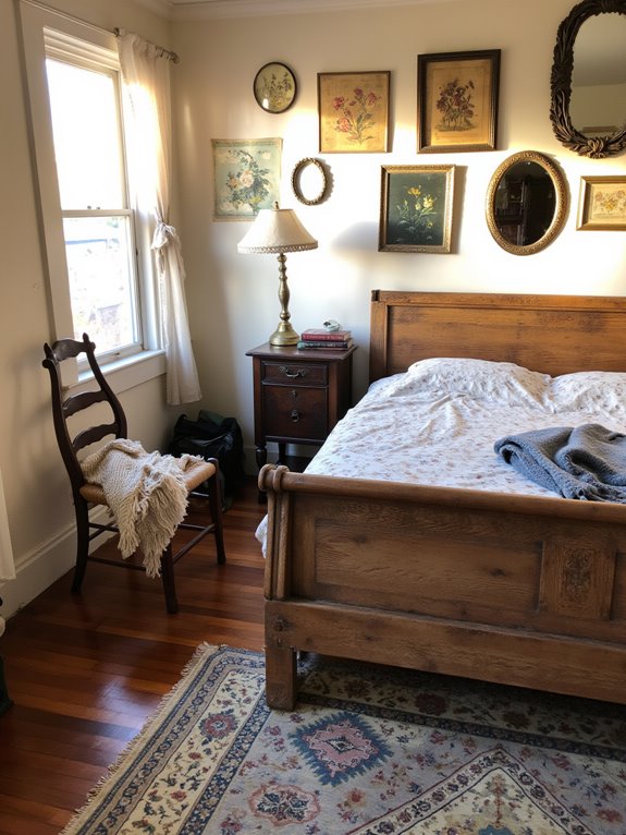 antique decor enhances warmth