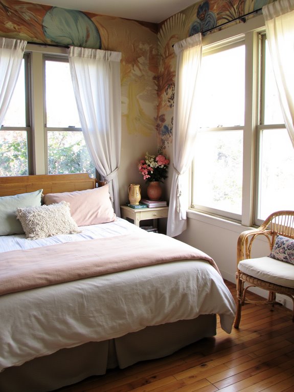 artistic murals enhance sunrooms