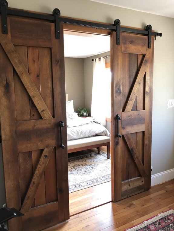 barn doors add charm