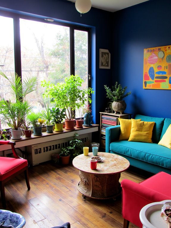 bold colors and patterns