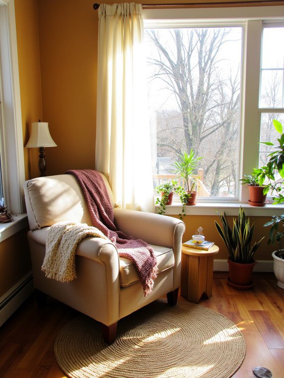 breezy comfortable reading nook
