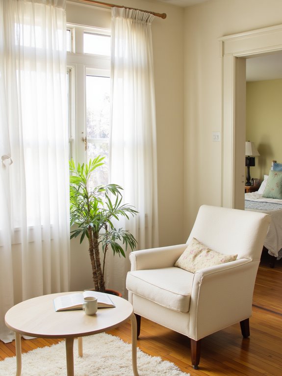 bright airy light furnishings