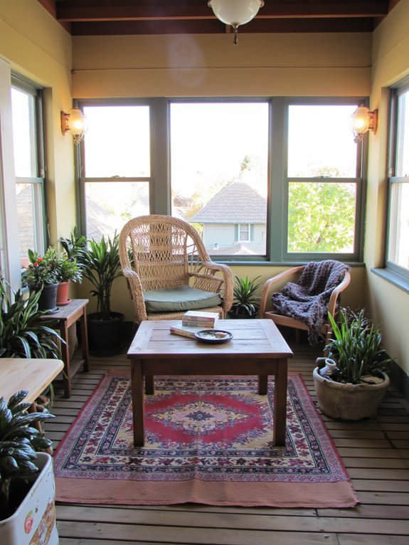 budget friendly porch transformation