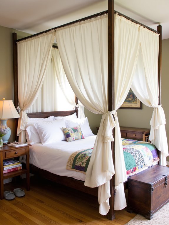 canopy bed for elegance