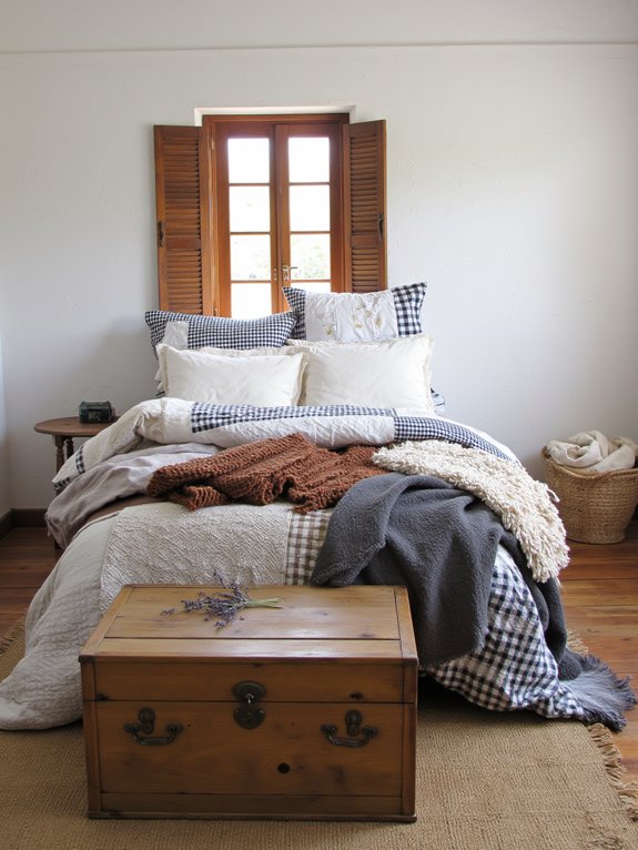 care for rustic bedding