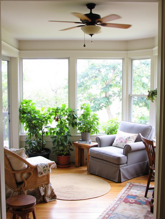 ceiling fans enhance comfort