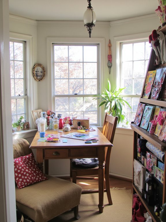 charming creative craft room