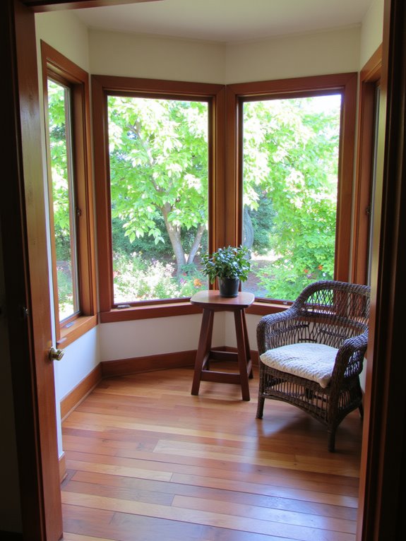 corner windows enhance views