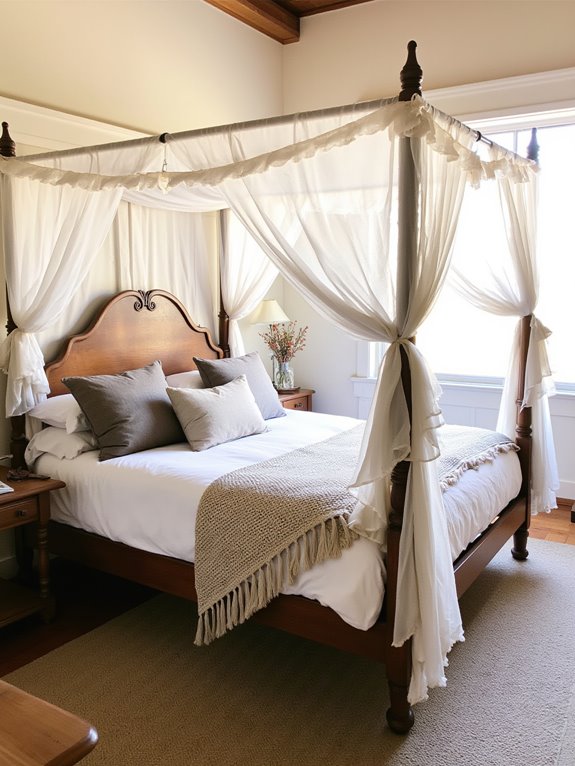 cozy canopy with fairy lights