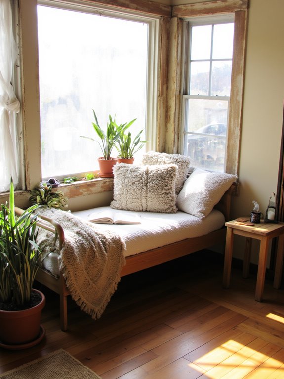 cozy daybed for relaxation