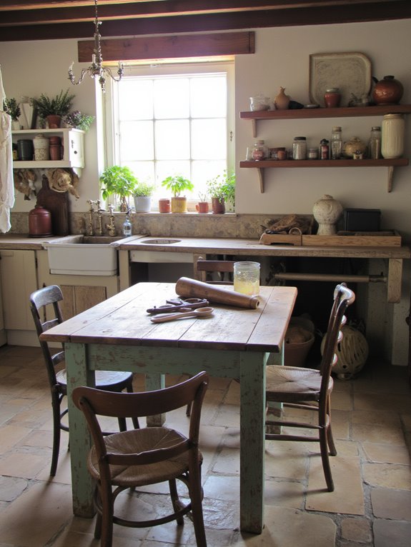 cozy farm inspired kitchen decor