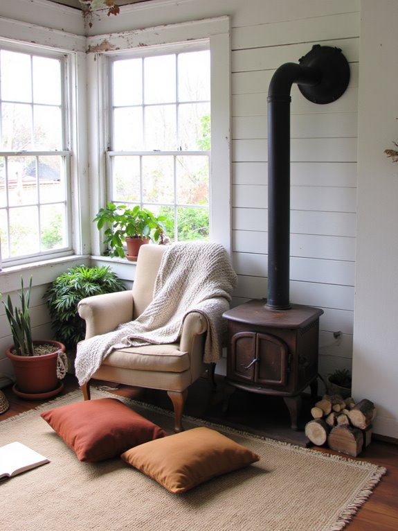 cozy fire element ambiance