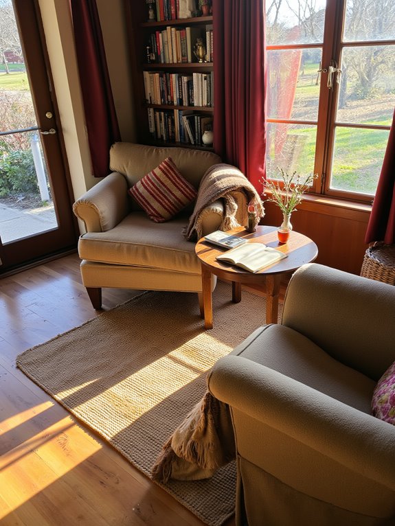 cozy multi functional reading nook