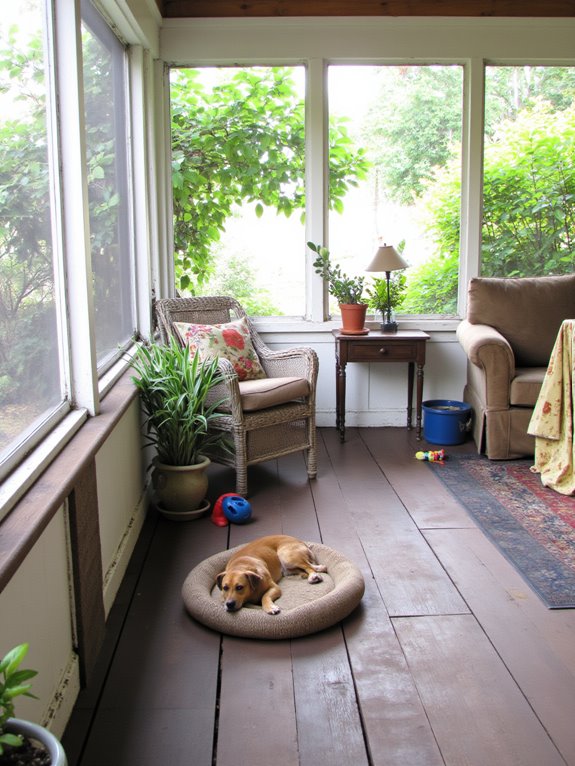 cozy pet friendly outdoor space
