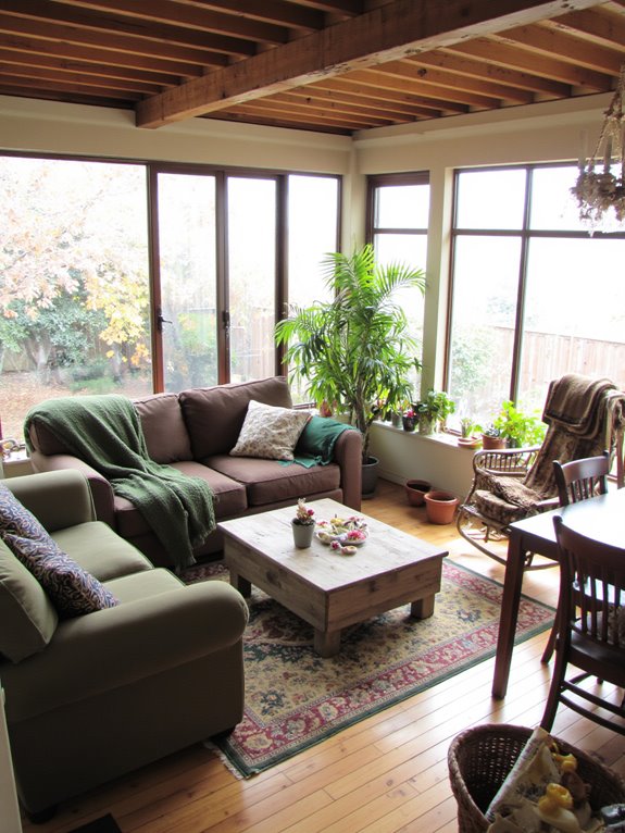 cozy playful family gathering