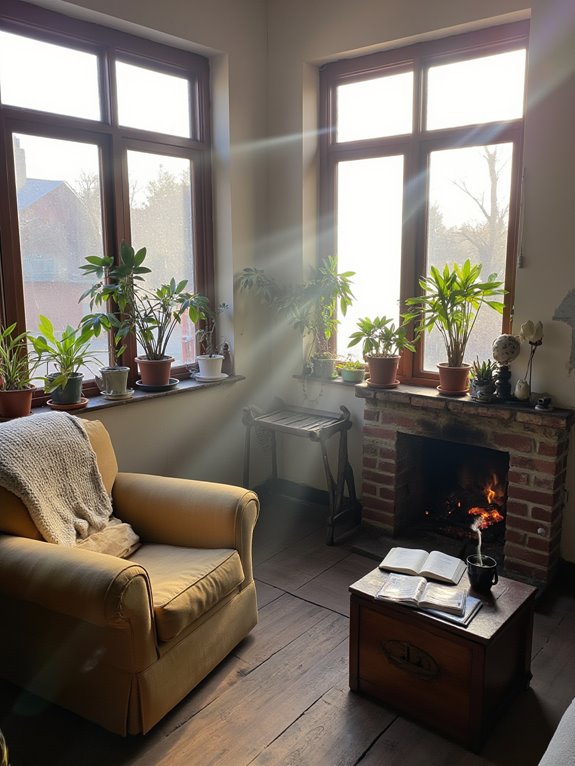 cozy retreat with fireplace