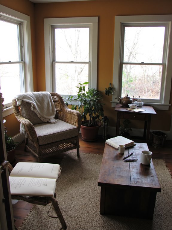 cozy textiles and versatile furniture