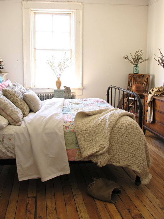 cozy textiles enhance warmth
