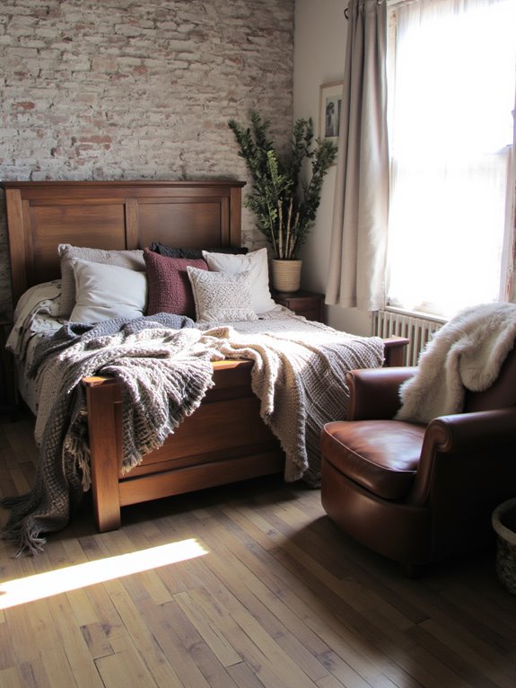cozy throws enhance bedroom warmth