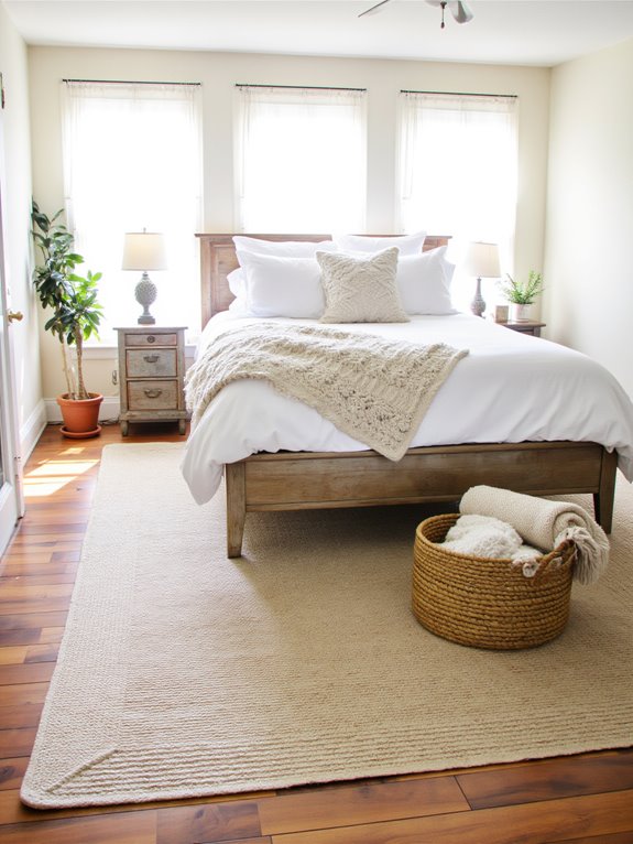 cozy warmth with area rugs