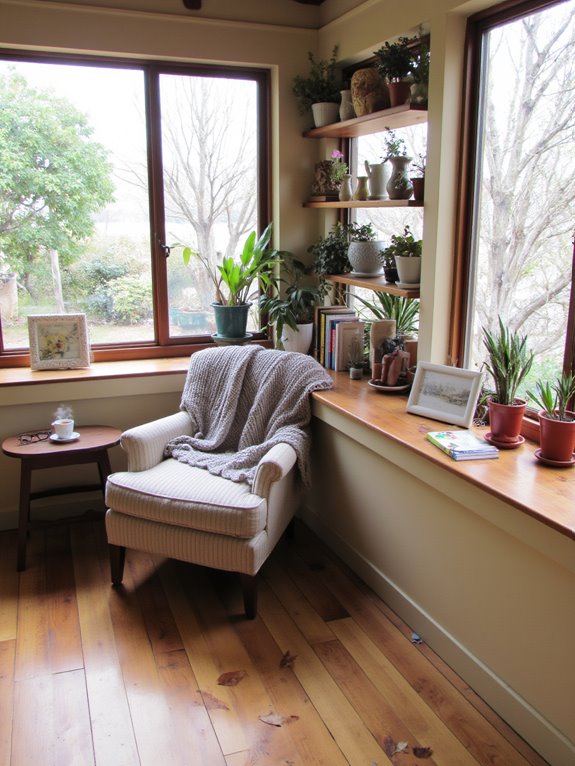 custom built in shelving solution