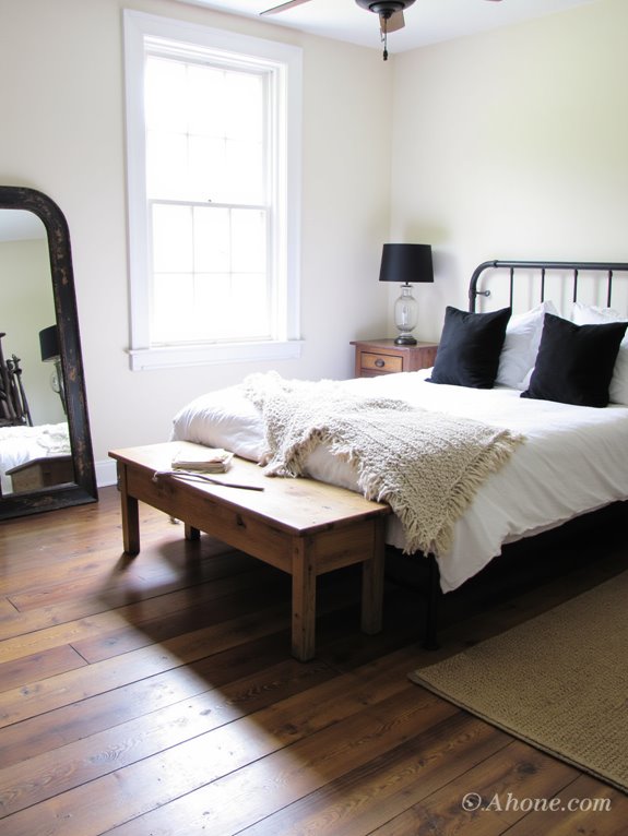 elegant black farmhouse accents