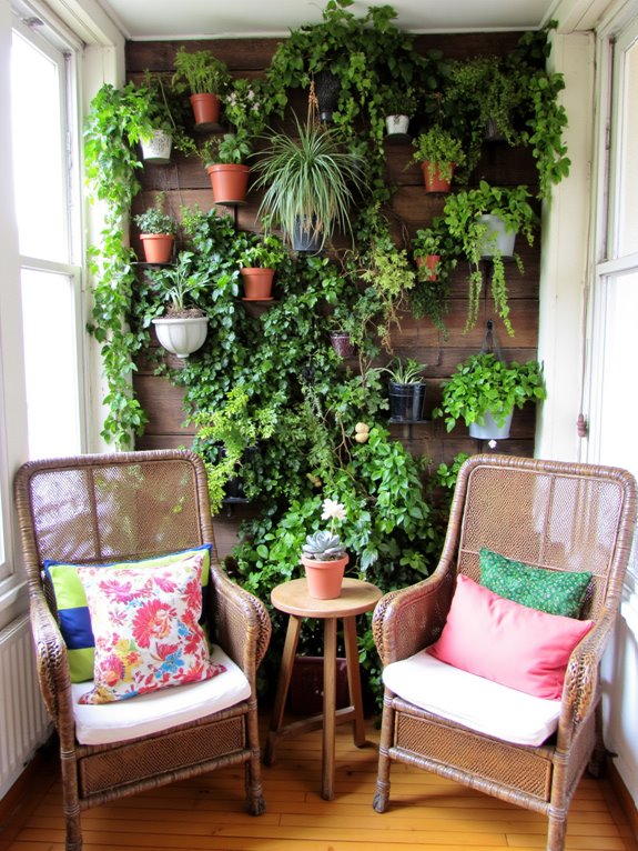 elevate sunroom with greenery