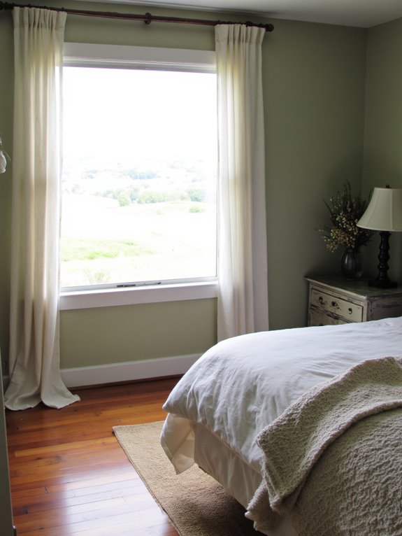 farmhouse curtains for warmth