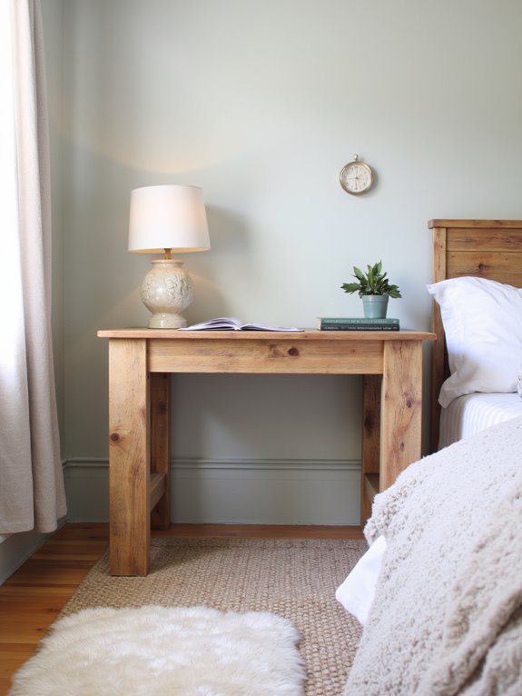 farmhouse desk enhances productivity