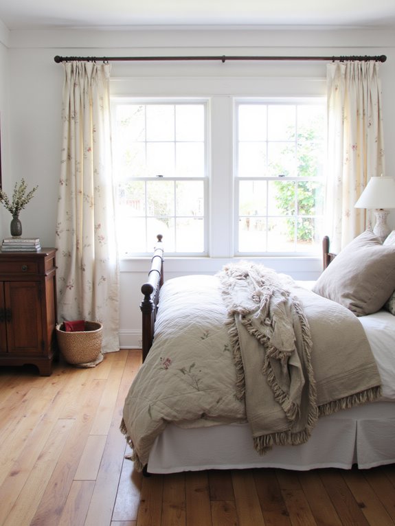 farmhouse style curtains elegance