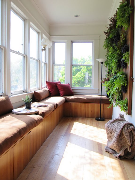 functional inviting sunroom design