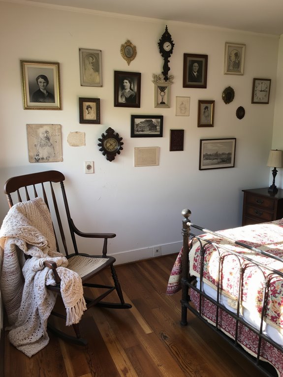 gallery wall family heirlooms