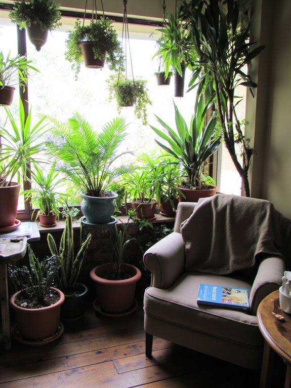 indoor plants create vibrancy