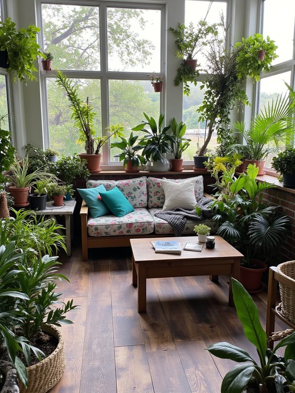 indoor plants enhance atmosphere