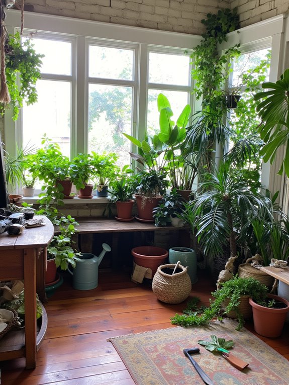 indoor plants enhance atmosphere