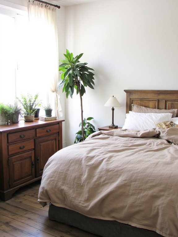 indoor plants enhance tranquility