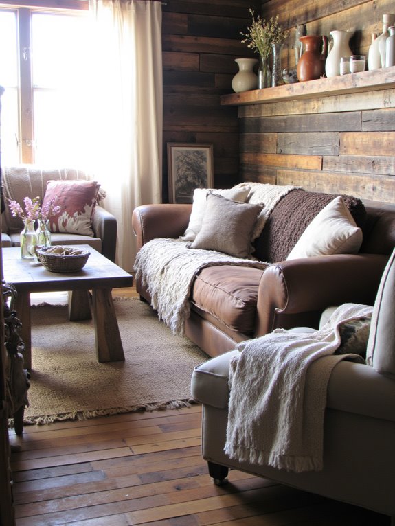 layered textures and materials