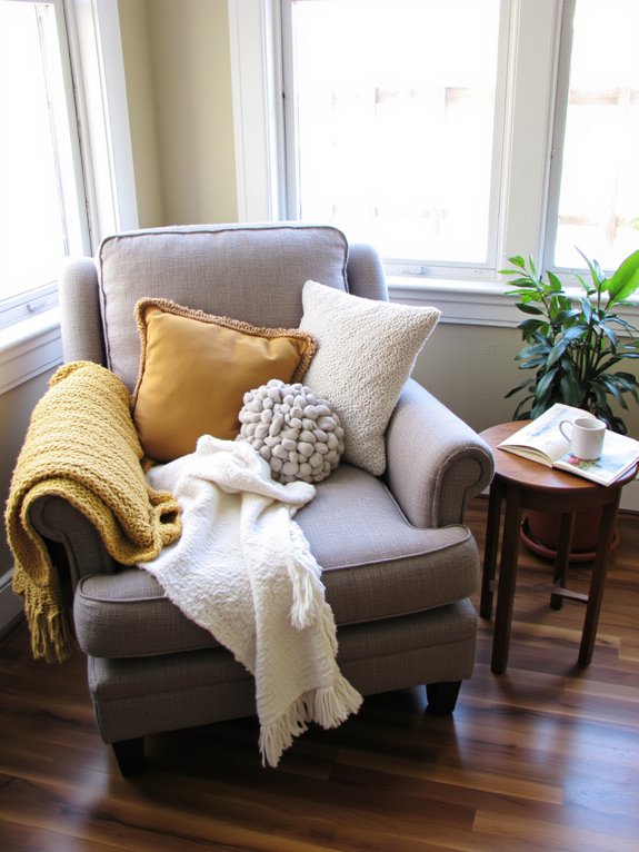 layered textures for coziness