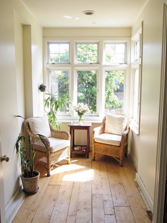 light colors enhance spaciousness