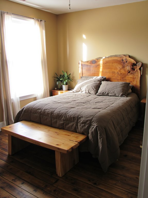 live edge wood decor