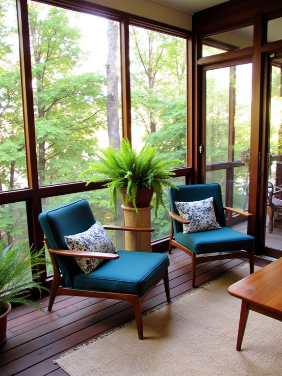 mid century modern nature blend