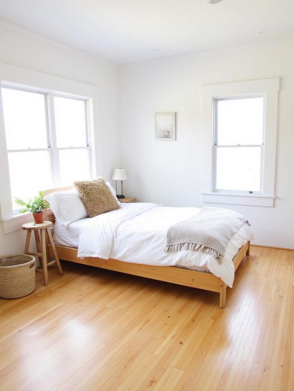 minimalist decor maximizes space