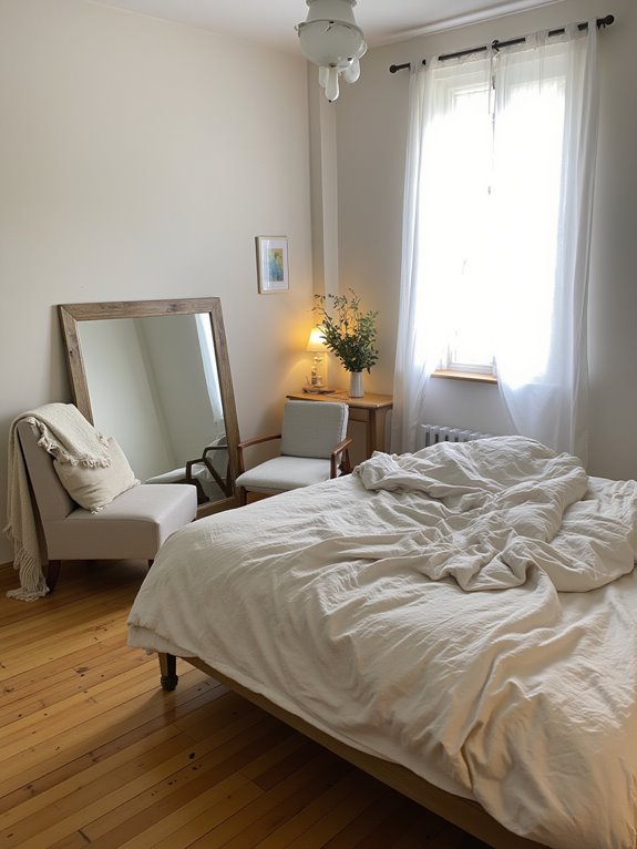 mirrors enhance light and space