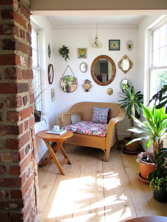 mirrors enhance light and space