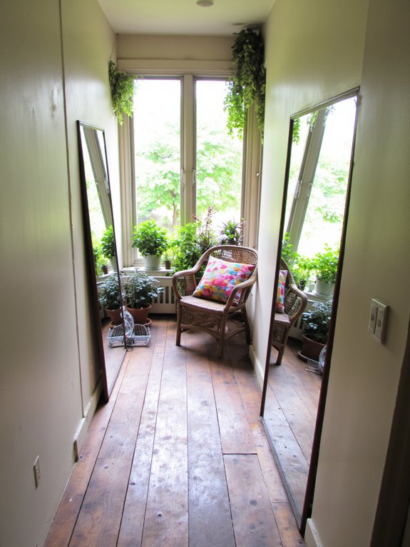 mirrors enhance spatial perception