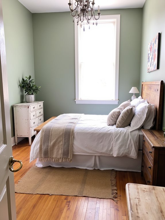 modern rustic bedroom blend