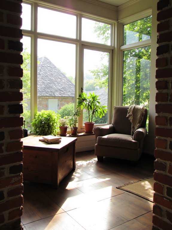 natural light enhances ambiance