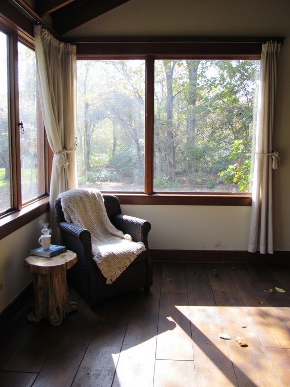 natural light enhances ambiance