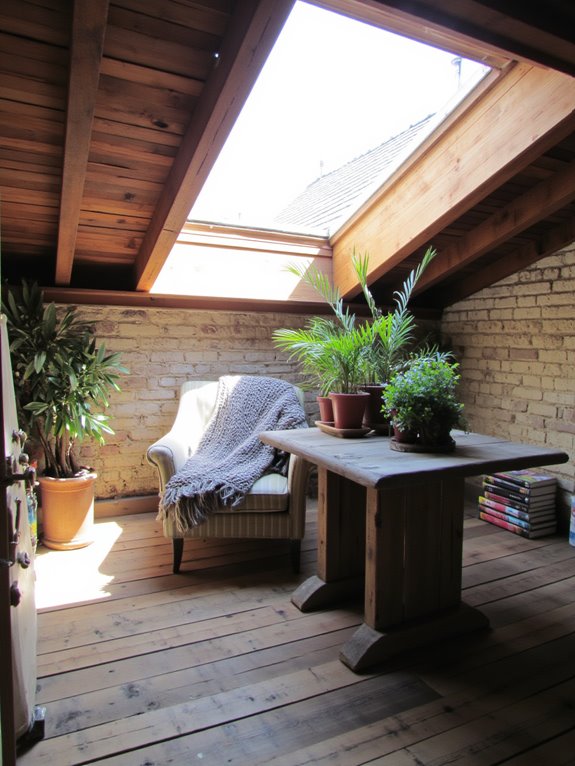 natural light enhances space