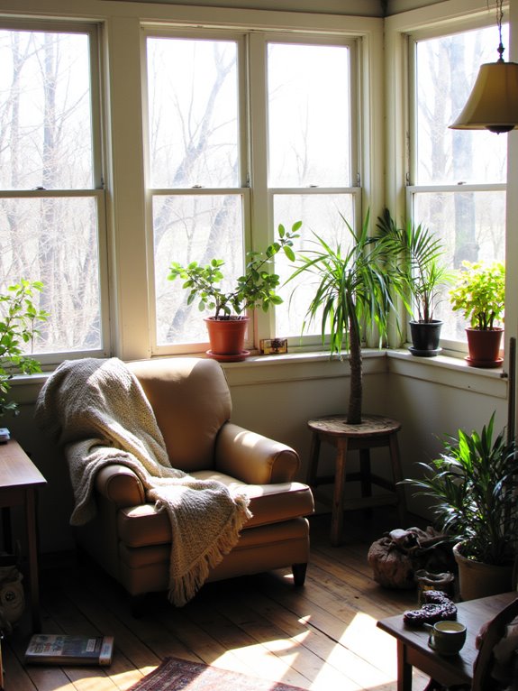 natural light through windows